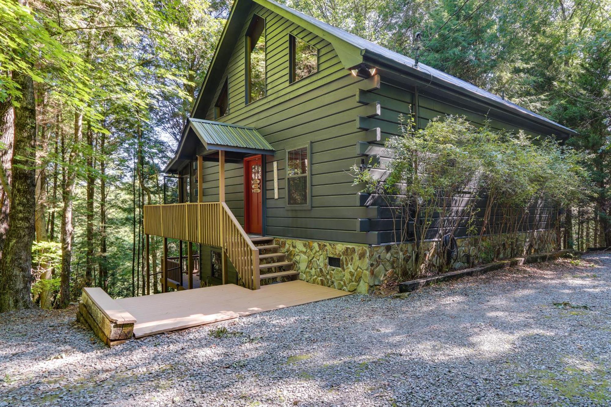 Luxe Fightingtown Creek Cabin 2 King Suites And Spa Epworth Kültér fotó