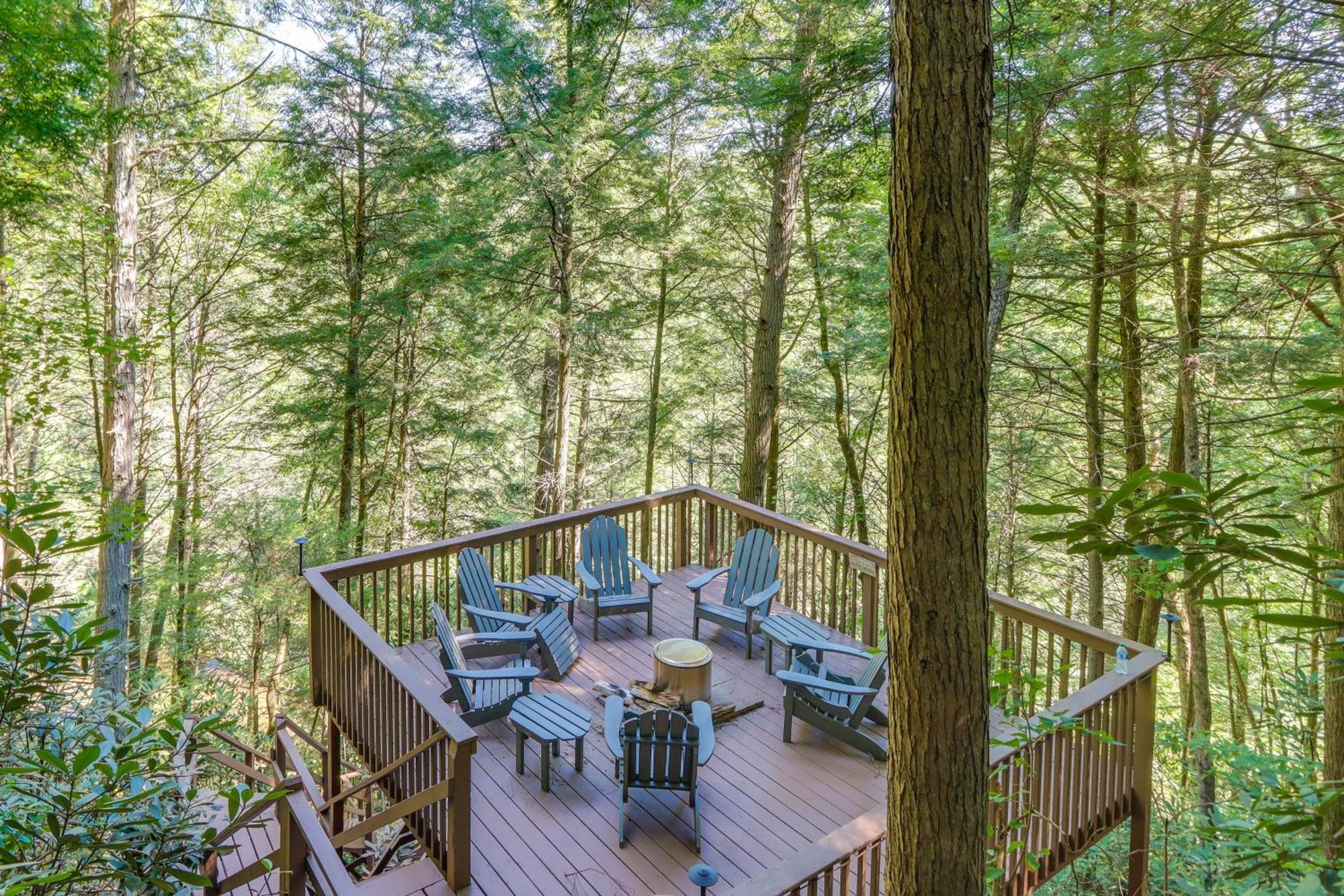 Luxe Fightingtown Creek Cabin 2 King Suites And Spa Epworth Kültér fotó